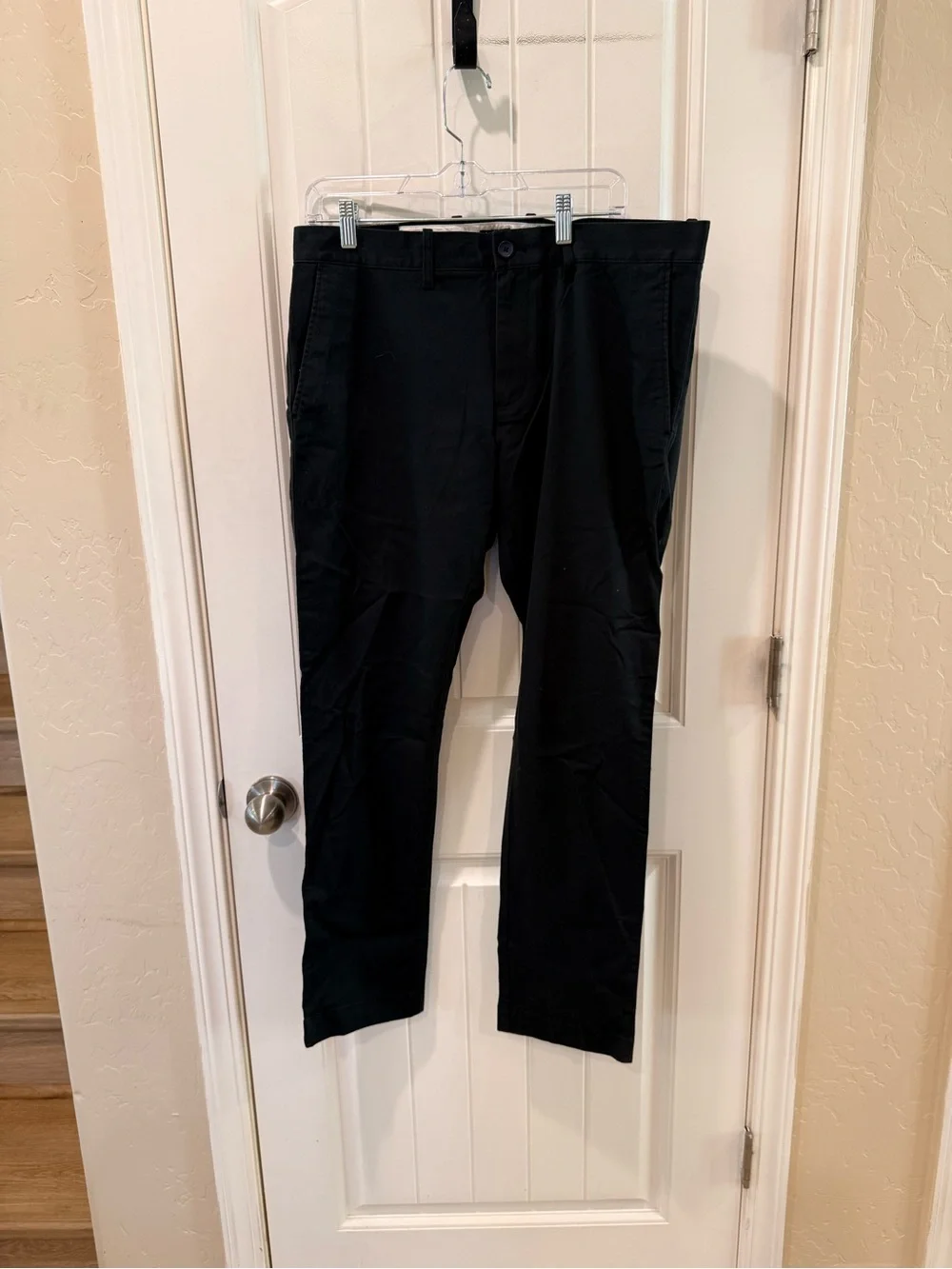 J.Crew Flex Slim Chino Pants Men’s 34x30 Black Stretch NWT Cotton Blend